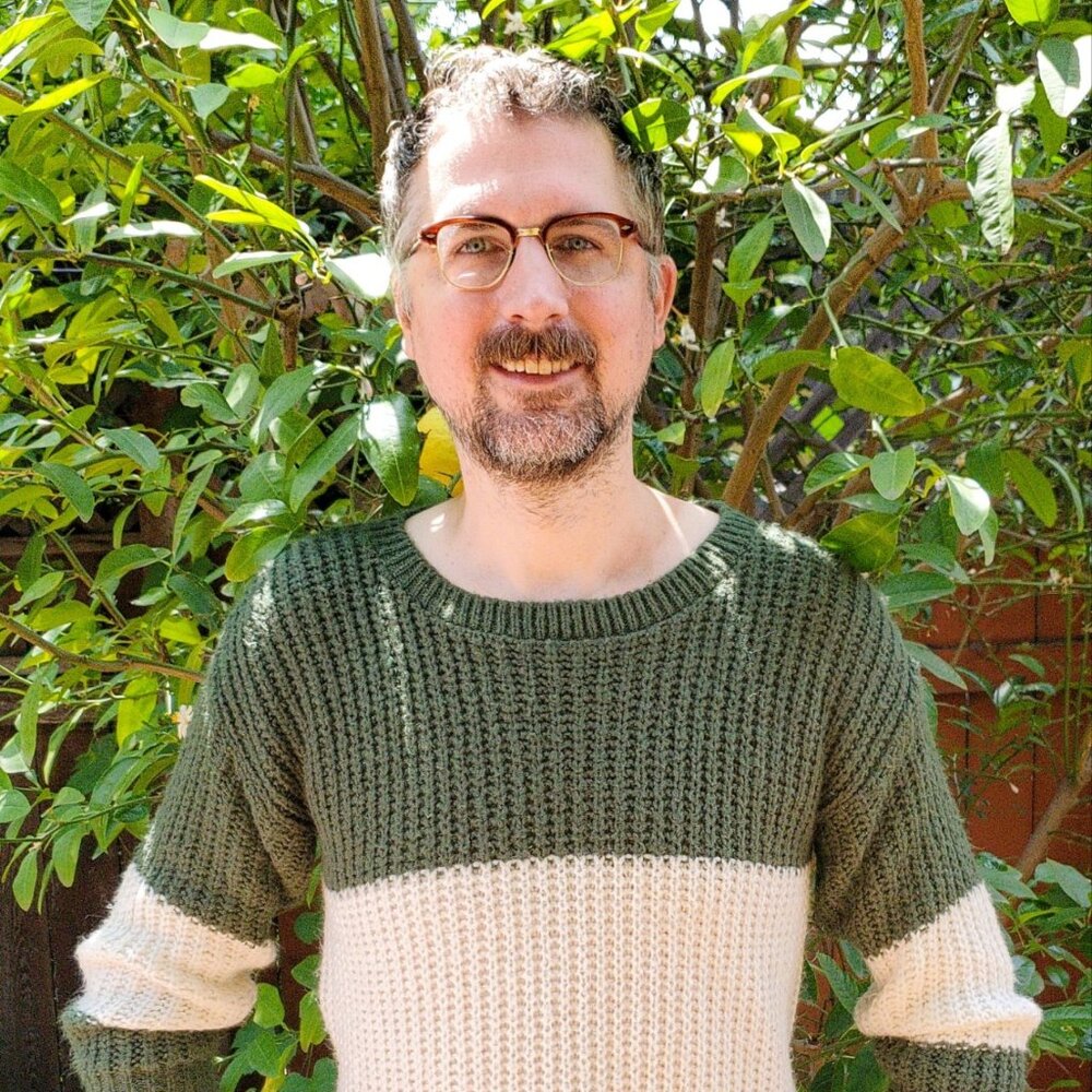 Urban Outfitters BDG knit sweater color block striped forest green white small